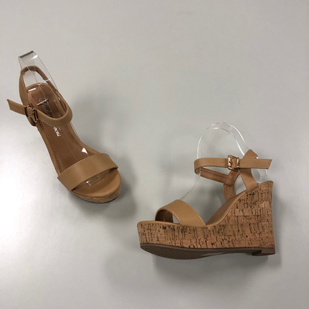 Wedge Sandals from Fashion Focus - Super-1 Natural